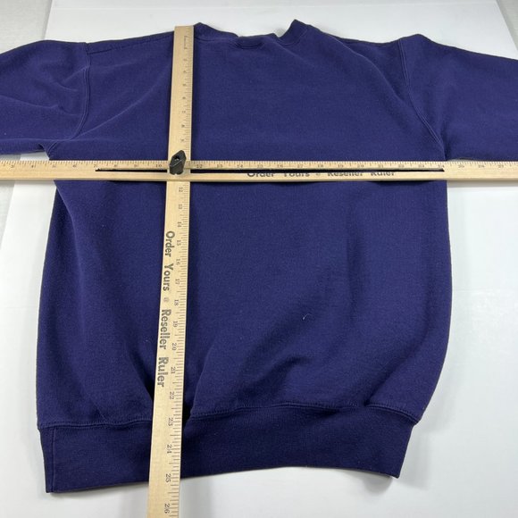 Champion Spring Hill Badger Alabama Sweatshirt Adult Small Purple Faded Crewneck - Picture 11 of 14